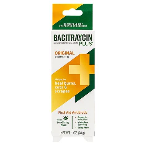 Bacitraycin Plus Original With Soothing Aloe Ointment