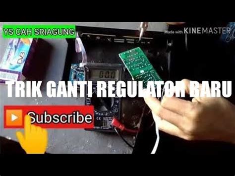 CARA PASANG MENGGANTI REGULATOR DVB YouTube