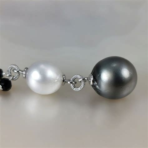 Australian Southsea Tahitian Pearls Bq To Mm Necklace