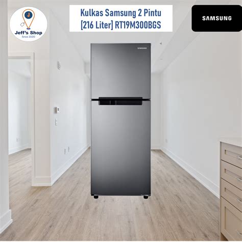 Jual Kulkas Samsung 2 Pintu 216 Liter RT19M300BGS Shopee Indonesia