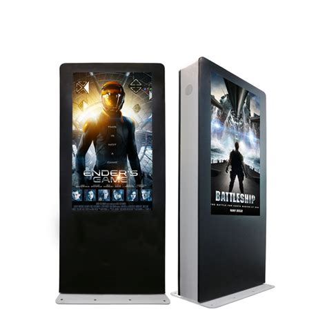 China Inch Outdoor Floor Standing Digital Signage Totem Lcd