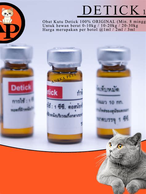 Jual Obat Kutu Tetes Detick Detik Detic Obat Kutu Anjing Kucing Ml