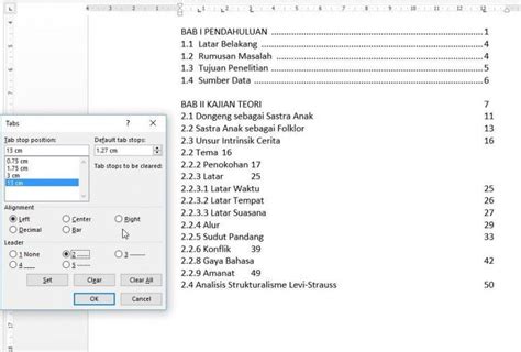 Cara Membuat Daftar Isi Di Word Lengkap Otomatis Manual