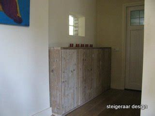 Steigerhouten Schoenenkast De Steigeraar