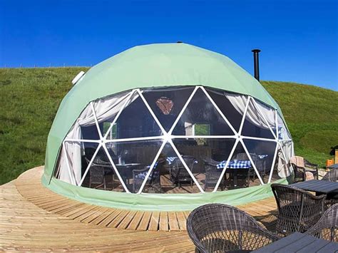 Glamping Dome Tent with Canvas Cover – Jumei Tent Technology Co., Ltd.