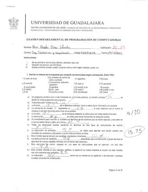 Examen Mayo Preguntas P Gina De Division De Estudios De