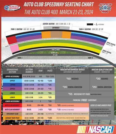 Auto Club Speedway Seating Chart