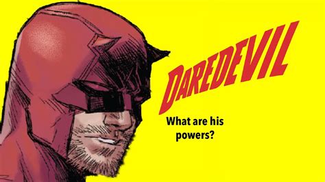 What Are Daredevils Powers Youtube