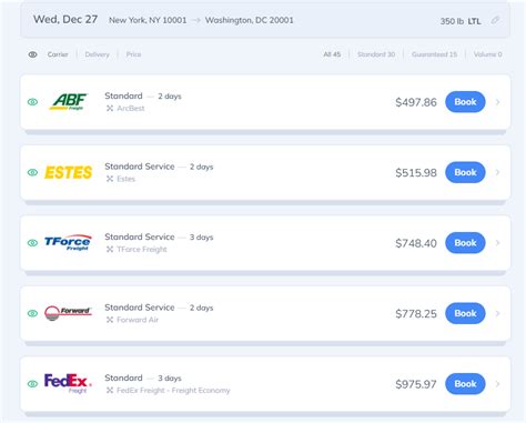Get Free LTL Freight Quotes Compare 30 Carriers