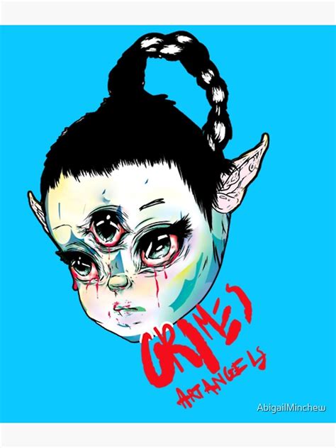 "GRIMES ART ANGELS" Poster for Sale by AbigailMinchew | Redbubble