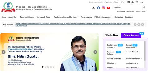 Revamped Income Tax Website Launched Tax Connect