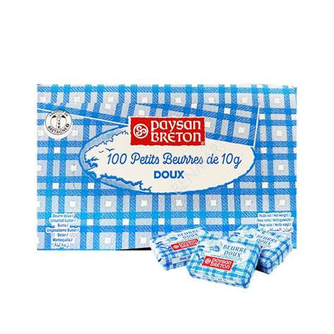 PAYSAN BRETON MINI PORTION BUTTER UNSALTED 10G X 100 PIECES Ben Mart