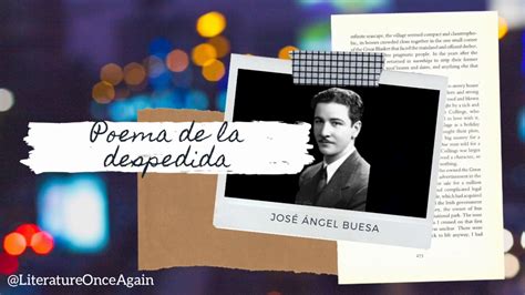 LOA P1 Poema de la despedida José Ángel Buesa YouTube