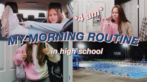 My 4am Morning Routine High School Youtube