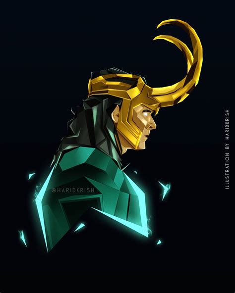 I made this illustration for God of mischief [OC] : r/marvelstudios