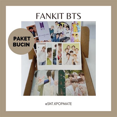 Jual Fankit Bts T Box Bts Murah Photocard Polaroid Dll