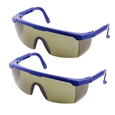 Alcoa Primeblue Plastic Half Rim Safety Welding Protective Glasses