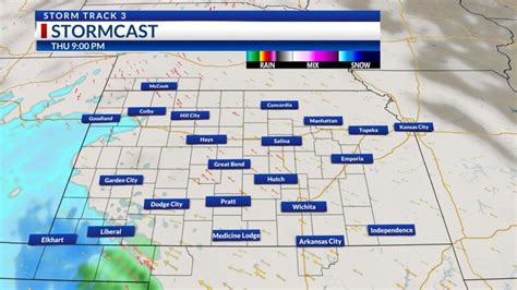 Kansas weather forecast: Late week system brings wintry, wet weather