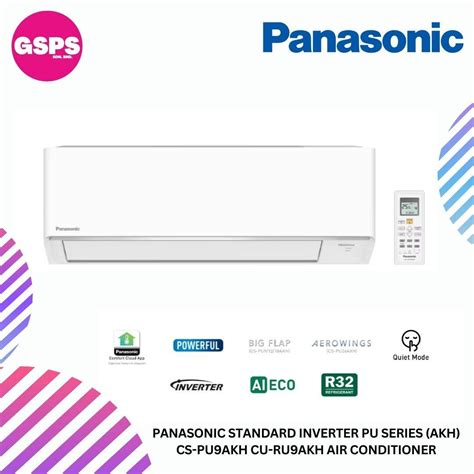 Panasonic Standard Inverter Pu Series Akh Cs Pu9akh Cu Ru9akh Air Conditioner Lazada