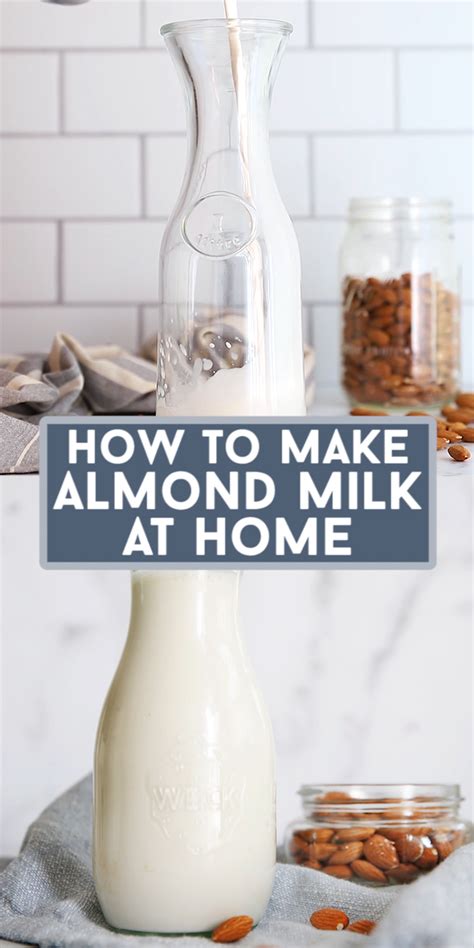 How To Make Almond Milk Artofit