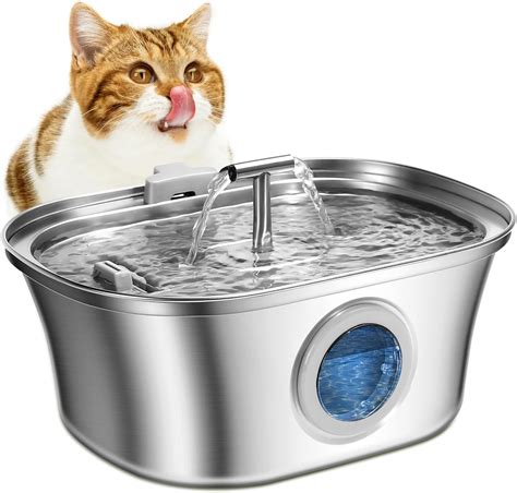 Cat Water Fountain32l108oz Stainless Steel Pet Water Fountaindog