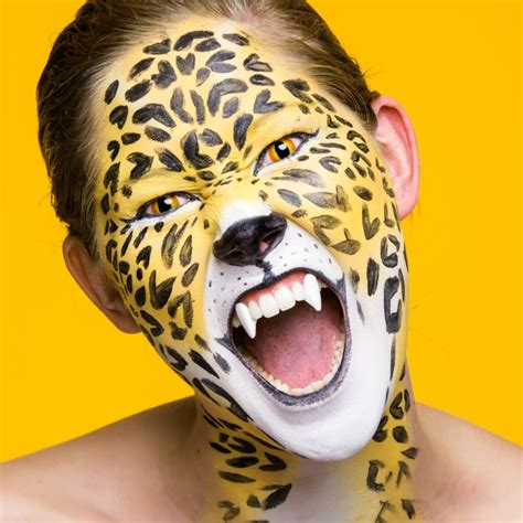 15 Diy Animal Halloween Makeup Tutorials Tip Junkie