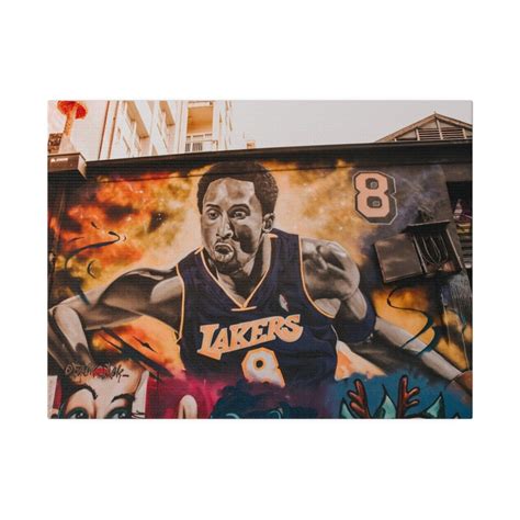 Kobe Bryant Graffiti Matte Canvas - Etsy