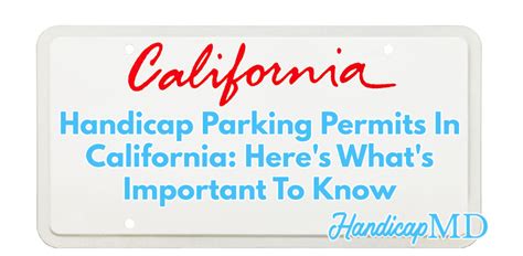 Handicap Parking Permits In California Here S What S Important To Know