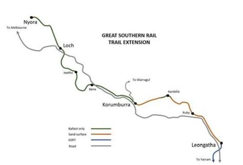 Victoria Rail Trail Map