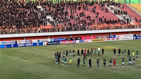 Suasana Sampai Kau Bisa Setelah Pss Vs Bhayangkara Fc Momen Yang