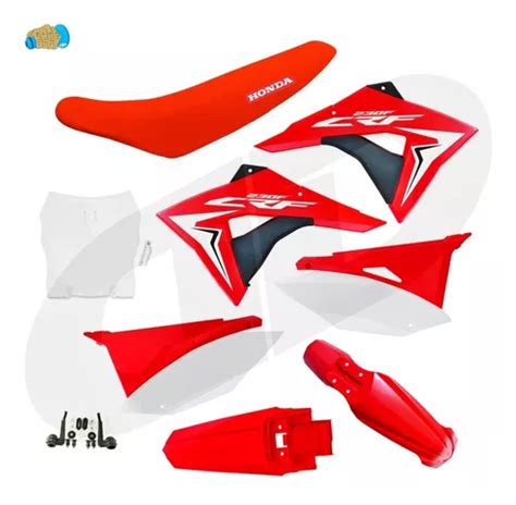 Kit Pl Stico Crf Elite Biker Plate Capa Frete Gr Tis