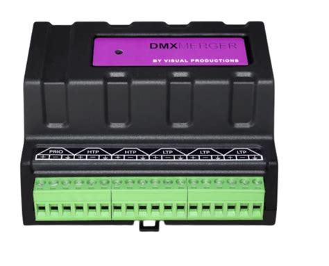 Visual Productions Din Rail Dmx Merger Vp Dmxmerger Visual Focus