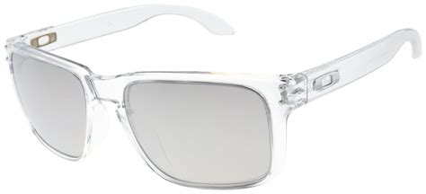 Oakley Holbrook Sunglasses Oo9102 06 Polished Clear Chrome Iridium