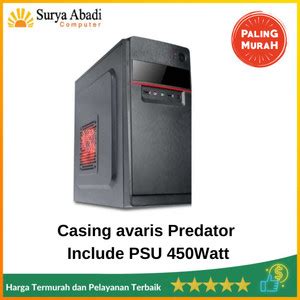 Jual CASING AVARIS PSU 450 WATT Casing Avaris Predator Include Psu