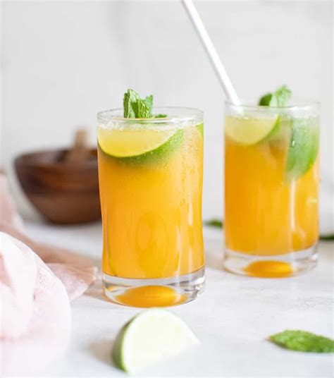 Citrus Honey Lime Mint Mocktail Simple Healthy Recipes Complex