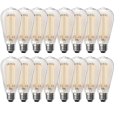 Feit Electric 100 Watt Equivalent ST19 Dimmable Straight Filament Clear