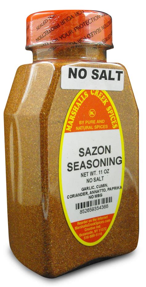 Sazon Seasoning With Annato No Msg No Salt 11 Oz Marshalls Creek Spices Etsy