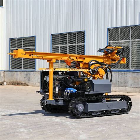 Hydraulic Crawler Multi Functional Drill Rig Solar Pile Driver Borehole