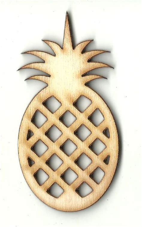 Pineapple Laser Cut Out Unfinished Wood Shape Craft Supply Etsy