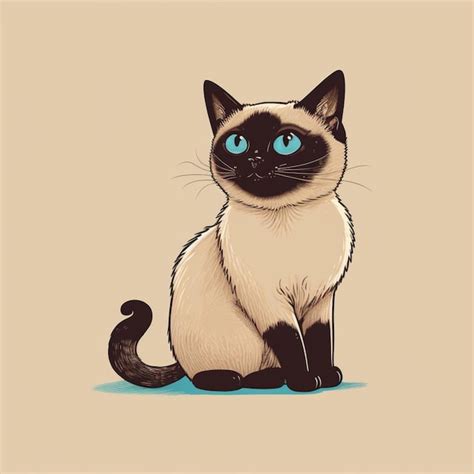 Ilustración de icono de vector de dibujos animados lindo gato Foto