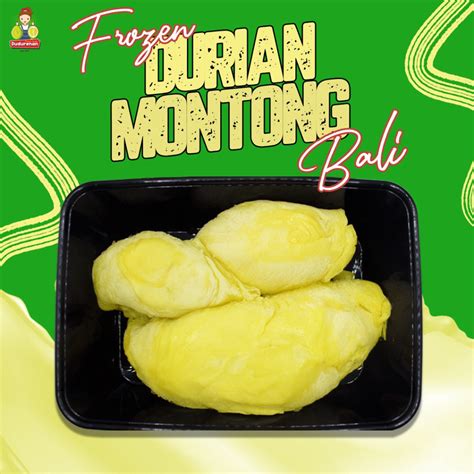 Jual Durian Kupas Montong Bali 500gr Durian Bandung Duren Kupas