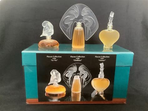 Lalique Lalique Miniature Perfume Bottles Glass Catawiki