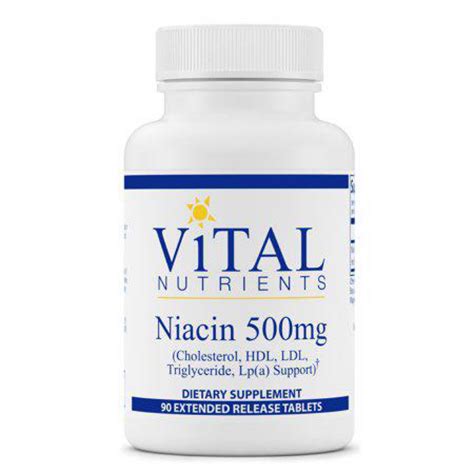 Niacin 500 Mg Vital Nutrients Collaborative Natural Health Partners