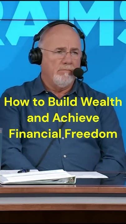 How To Build Wealth And Achieve Financial Freedom Youtube