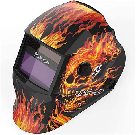 TOOLIOM True Color Welding Helmet Auto Darkening Welding Mask With