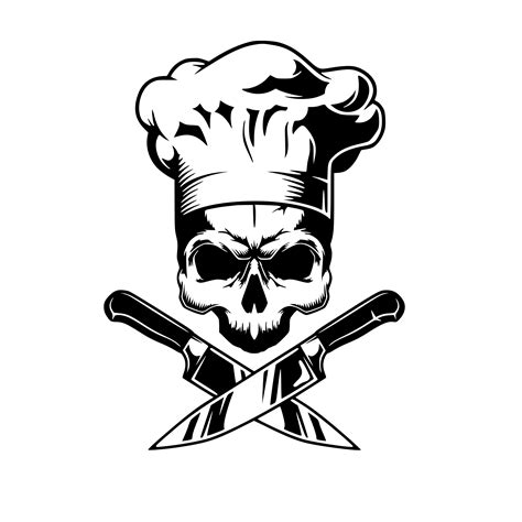 Chef Hat And Knife Art