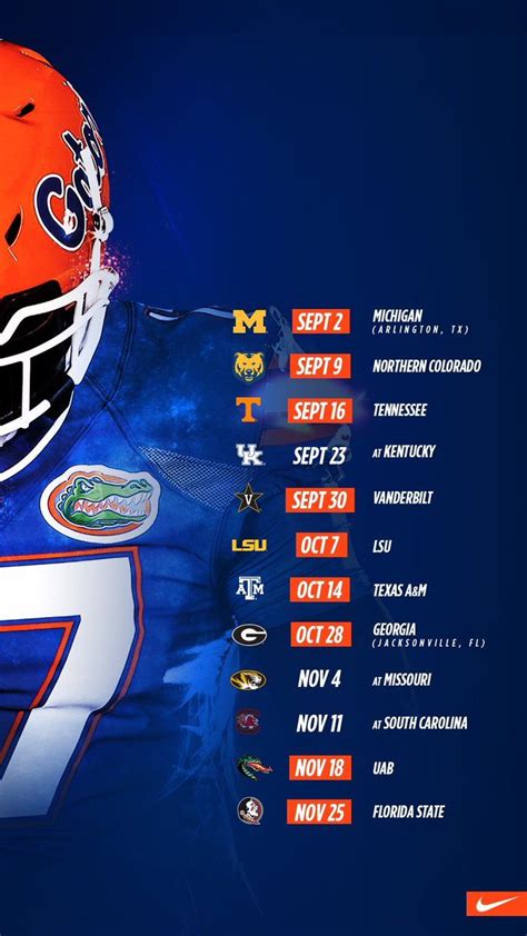 Florida Gators 2024 Football Schedule