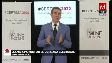 Lorenzo Córdova llama a la población a hacer valer su derecho al voto