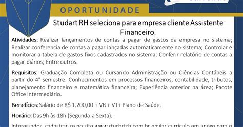 Fanor Carreiras ASSISTENTE FINANCEIRO