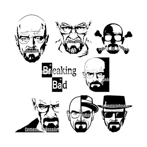 Breaking Bad Svg Walter White Svg Heisenberg Walter White Digital